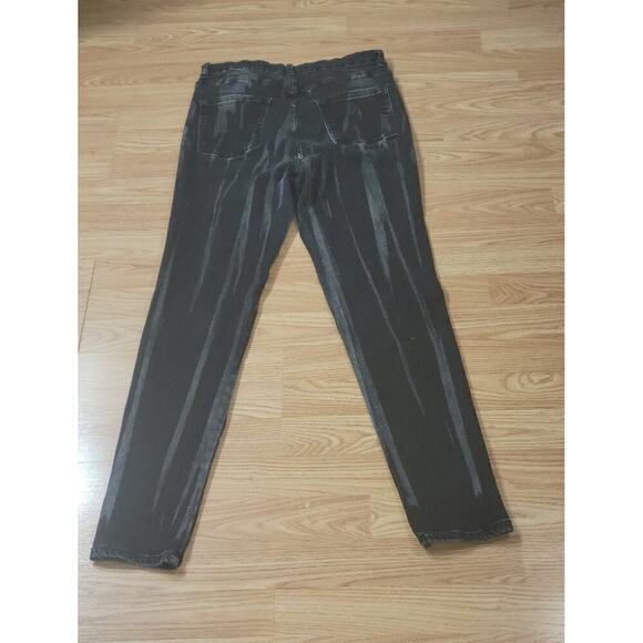 PURPLE CANDY DISTRESSED MID RISE SKINNY JEANS - SIZE XL GorpCore Y2K Womens - Picture 3 of 4